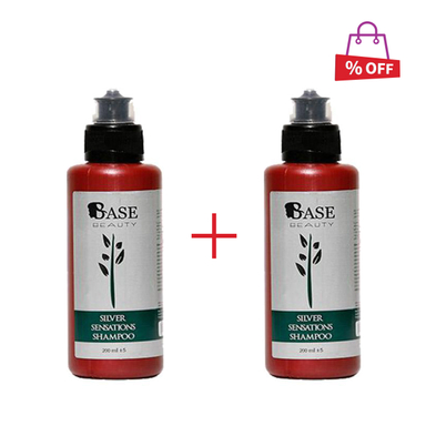 شامپو ضد زردی بیس بیوتی (Base beauty) مدل 01 Silvr حجم 200 میلی‌لیتر مجموعه 2 عددی