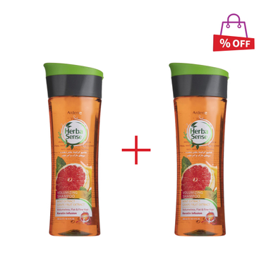 شامپو کراتینه مو آردن (Ardene) سری هرباسنس مدل Volumizing حجم 300 میلی‌ لیتر مجموعه 2 عددی