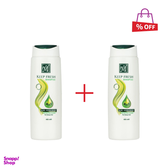 شامپو مای (My) مدل Keep Fresh حجم 400 میلی‌لیتر مجموعه 2 عددی