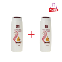 شامپو مای (My) مدل Stop Damage حجم 400 میلی‌لیتر مجموعه 2 عددی