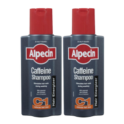 شامپو مو آلپسین (Alpecin) مدل C1 Caffeine حجم 250 میلی‌ لیتر بسته 2 عددی مجموعه 2 عددی