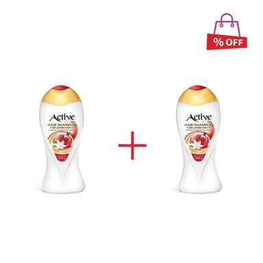 شامپو مو اکتیو (Active) مدل Marigold & Pmegranate Extracts وزن 400 گرم مجموعه 2 عددی