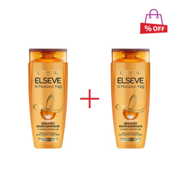 شامپو مو لورآل (Loreal) مدل 6Mucizevi Yag حجم 450 میلی‌لیتر مجموعه 2 عددی