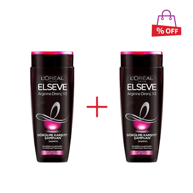 شامپو مو لورآل (Loreal) مدل Arginine Resist X3 حجم 450 میلیلیتر مجموعه 2 عددی