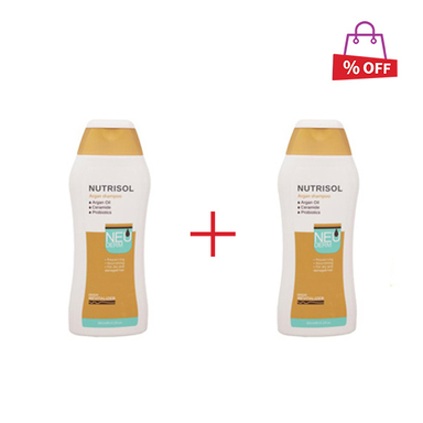 شامپو مو نیودرم (Neuderm) مدل Argan حجم 300 میلی‌لیتر مجموعه 2 عددی