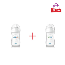 شیشه شیر طلقی اونت (Avent) گنجایش 260 میلی لیتر مجموعه 2 عددی