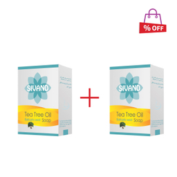 صابون ضد جوش سیوند (Sivand) مدل Tea Tree Oil وزن 90 گرم مجموعه 2 عددی