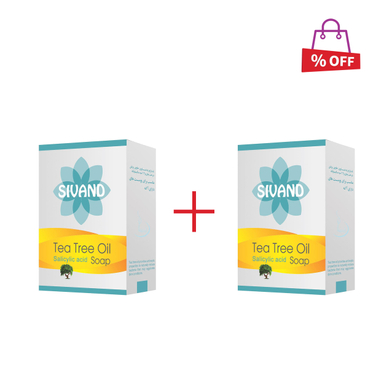 صابون ضد جوش سیوند (Sivand) مدل Tea Tree Oil وزن 90 گرم مجموعه 2 عددی