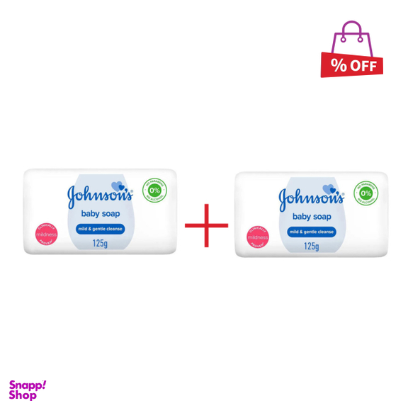 صابون کودک جانسون (Johnson) مدل Mild & Gentle وزن 125 گرم مجموعه 2 عددی