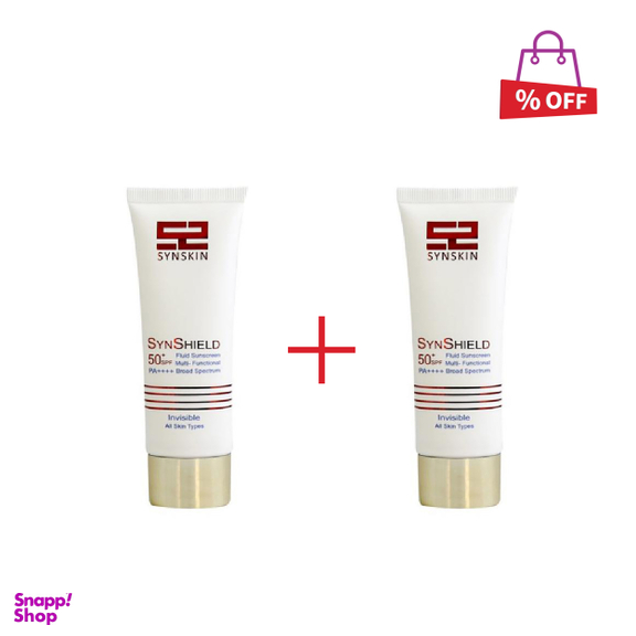 فلویید ضد آفتاب ساین اسکین (Syn Skin) سری Invisible حجم 50 میلی‌‌لیتر مجموعه 2 عددی
