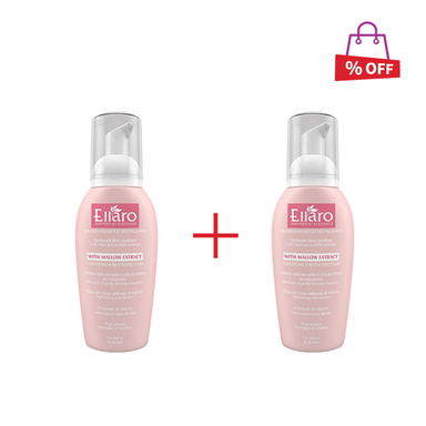 فوم شستشو صورت الارو (Ellaro) مدل Comforting And Revitalizing Foam حجم 200 میلی‌لیتر مجموعه 2 عددی