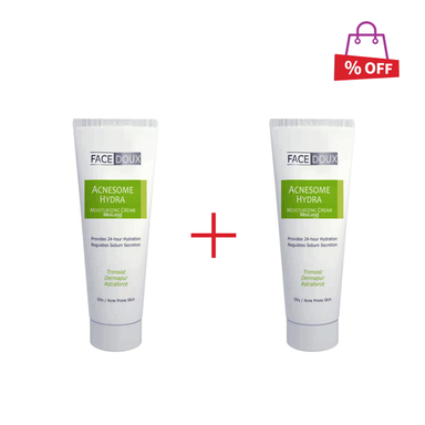 کرم آبرسان فیس دوکس (Face Doux) سری Acnesome Hydra مناسب پوست های چرب حجم 50 میلی لیتر مجموعه 2 عددی
