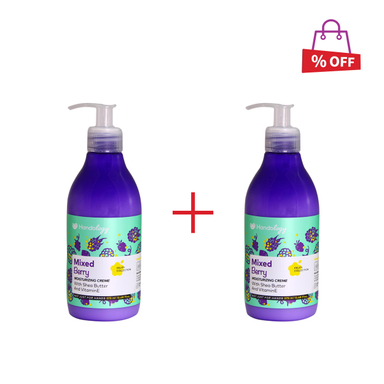 کرم آبرسان هندولوژی (Hendology) مدل Mixed Berry حجم 375 میلی‌لیتر مجموعه 2 عددی