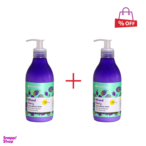 کرم آبرسان هندولوژی (Hendology) مدل Mixed Berry حجم 375 میلی‌لیتر مجموعه 2 عددی