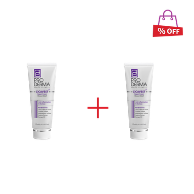 کرم بازسازی کننده پوست پرودرما (Proderma) مدل Cicavest حجم 40 میلی‌لیتر مجموعه 2 عددی