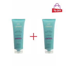 کرم بدن ضد آلودگی هوای سینره (Cinere) سری Hydra Silk حجم 250 میلی‌ لیتر مجموعه 2 عددی