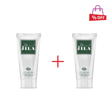 کرم ترک دست و پا دکتر ژیلا (Doctor Jila) مدل anti chap حجم 50 میلی‌لیتر مجموعه 2 عددی