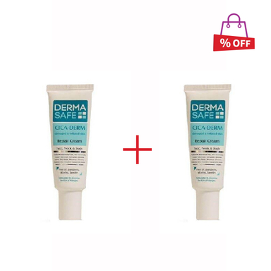 کرم ترمیم کننده درماسیف (Dermasafe) مدل Cica_Derm حجم 30 میلی‌لیتر مجموعه 2 عددی