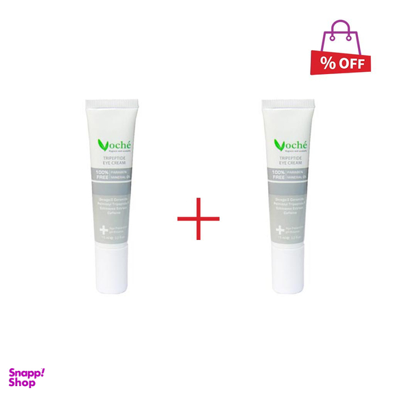 کرم دور چشم وچه (Voche) مدل Tripeptide حجم 15 میلی‌لیتر مجموعه 2 عددی