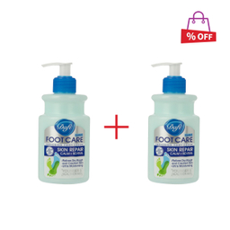 کرم رفع ترک پا دافی (Dafi) مدل Non Greasy حجم 343 میلی‌لیتر مجموعه 2 عددی