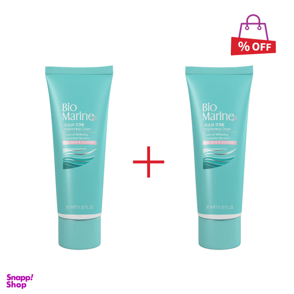 کرم روشن کننده بایومارین (Biomarine) مدل Aqua Tone حجم 30 میلی‌‌لیتر مجموعه 2 عددی