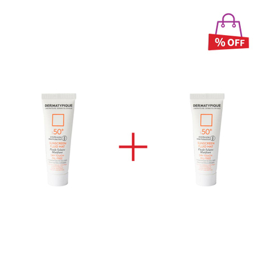 کرم ضد آفتاب بی رنگ درماتیپیک (Dermatypique) مناسب پوست چرب با SPF50 حجم 50 میلی‌لیتر مجموعه 2 عددی