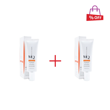 کرم ضد آفتاب رنگی ام کیو (MQ) مدل Normal با SPF50 رنگ بژ طبیعی مجموعه 2 عددی