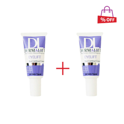 کرم ضد چروک و ضد پف دور چشم درمالیفت (Dermalift) مدل Eyelift Eye Contour حجم 20 میلی‌ لیتر مجموعه 2 عددی