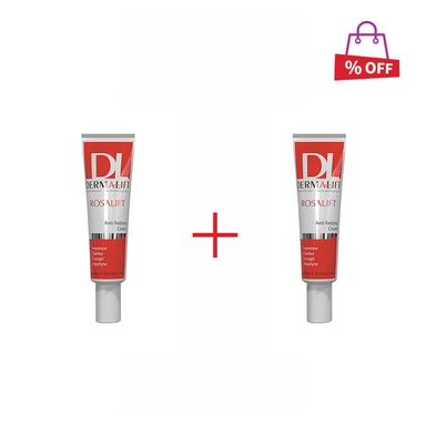 کرم ضد قرمزی پوست درمالیفت (Dermalift) مدل Rosalift حجم 30 میلی‌ لیتر مجموعه 2 عددی