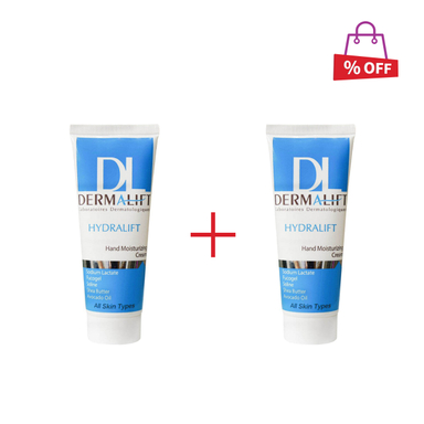 کرم مرطوب کننده درمالیفت (Dermalift) مدل HYDRALIFT حجم 75 میلی‌لیتر مجموعه 2 عددی