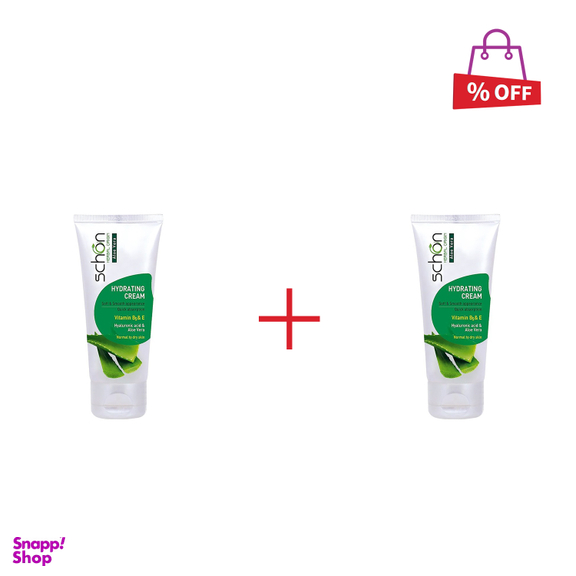 کرم مرطوب کننده شون (Schon) حاوی عصاره آلویه ورا حجم 50 میلیلیتر مجموعه 2 عددی
