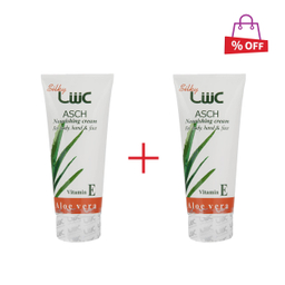 کرم مرطوب کننده عش (ash) مدل Aloe vera حجم 200 میلی‌لیتر مجموعه 2 عددی