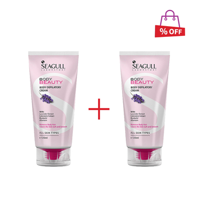 کرم موبر بدن سی گل (Seagull) حجم 125 میلی‌لیتر مجموعه 2 عددی