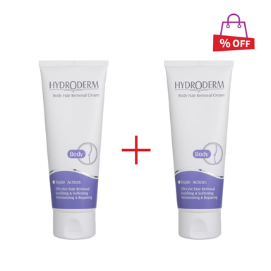کرم موبر بدن هیدرودرم (Hydroderm) حجم 75 میلی‌لیتر مجموعه 2 عددی