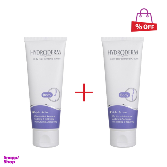 کرم موبر بدن هیدرودرم (Hydroderm) حجم 75 میلی‌لیتر مجموعه 2 عددی
