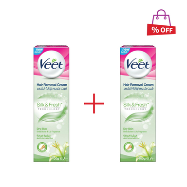 کرم موبر ویت (Veet) مدل Dry وزن 100 گرم مجموعه 2 عددی