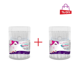 گوش پاک کن پنبه ریز (Panberes) بسته 50 عددی مجموعه 2 عددی
