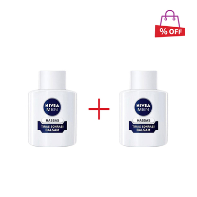 لوسیون افتر شیو نیوآ مدل Hassas Balsam حجم 100 میلی‌لیتر مجموعه 2 عددی