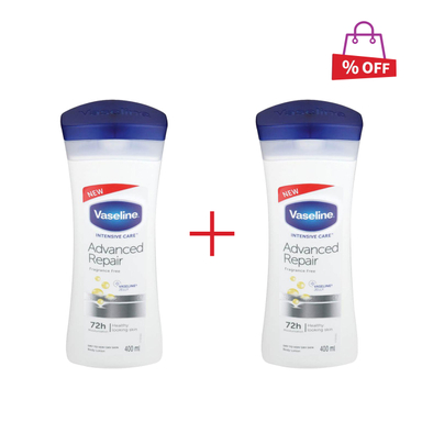 لوسیون بدن وازلین (Vaseline) مدل Advanced Repair حجم 400 میلیلیتر مجموعه 2 عددی