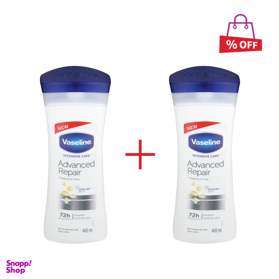لوسیون بدن وازلین (Vaseline) مدل Advanced Repair حجم 400 میلیلیتر مجموعه 2 عددی
