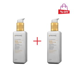 لوسیون روشن کننده بدن پریم (prime) مدل Corpex حجم 200 میلی‌لیتر مجموعه 2 عددی
