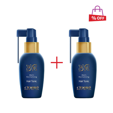لوسیون گیاهی تقویت مو آقایان سینره (Cinere) حجم 60 میلی‌ لیتر مجموعه 2 عددی