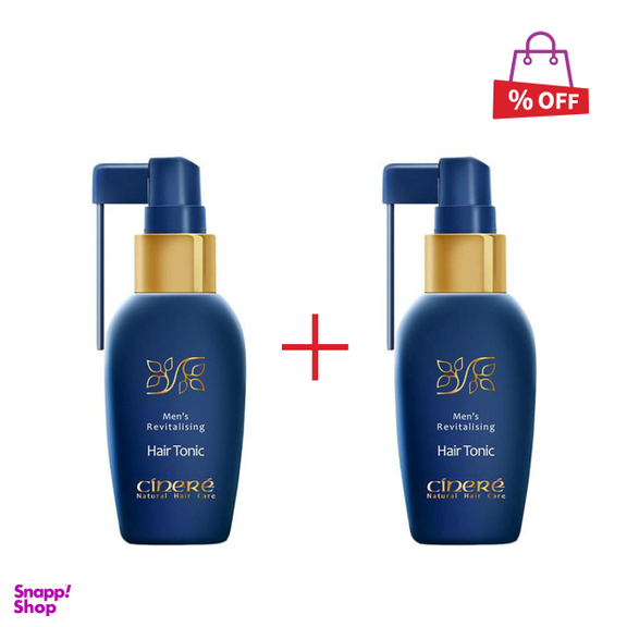 لوسیون گیاهی تقویت مو آقایان سینره (Cinere) حجم 60 میلی‌ لیتر مجموعه 2 عددی