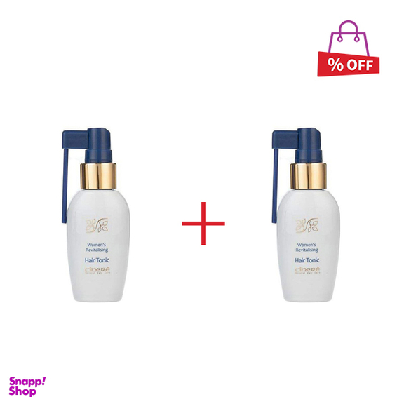 لوسیون گیاهی تقویت مو سینره (Cinere) مناسب بانوان مدل Revitalising حجم 60 میلی لیتر مجموعه 2 عددی