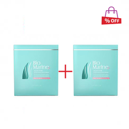ماسک روشن کننده صورت بایومارین (Biomarine) مدل Aqua tone حجم 15 میلی‌ لیتر مجموعه 2 عددی