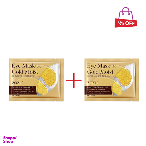 ماسک زیر چشم زوزو (Zozu) مدل Gold Moist حجم 8 میلی‌لیتر مجموعه 2 عددی