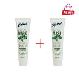ماسک صورت رینوزیت (Renuzit) مدل خیار حجم 100 میلی‌ لیتر مجموعه 2 عددی