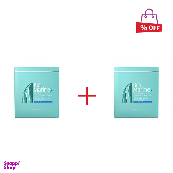 ماسک لایه بردار صورت بایومارین (Biomarine) مدل Aqua peel حجم 15 میلی‌لیتر مجموعه 2 عددی