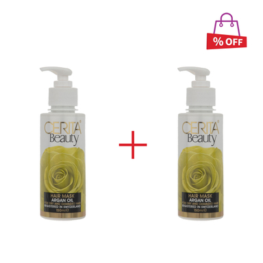 ماسک مو سریتا (Cerita) مدل Argan حجم 150 میلی‌لیتر مجموعه 2 عددی