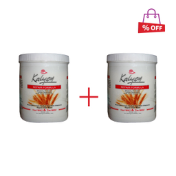 ماسک مو گیاهی کالیون (Kalyon) مدل گندم حجم 750 میلی‌لیتر مجموعه 2 عددی